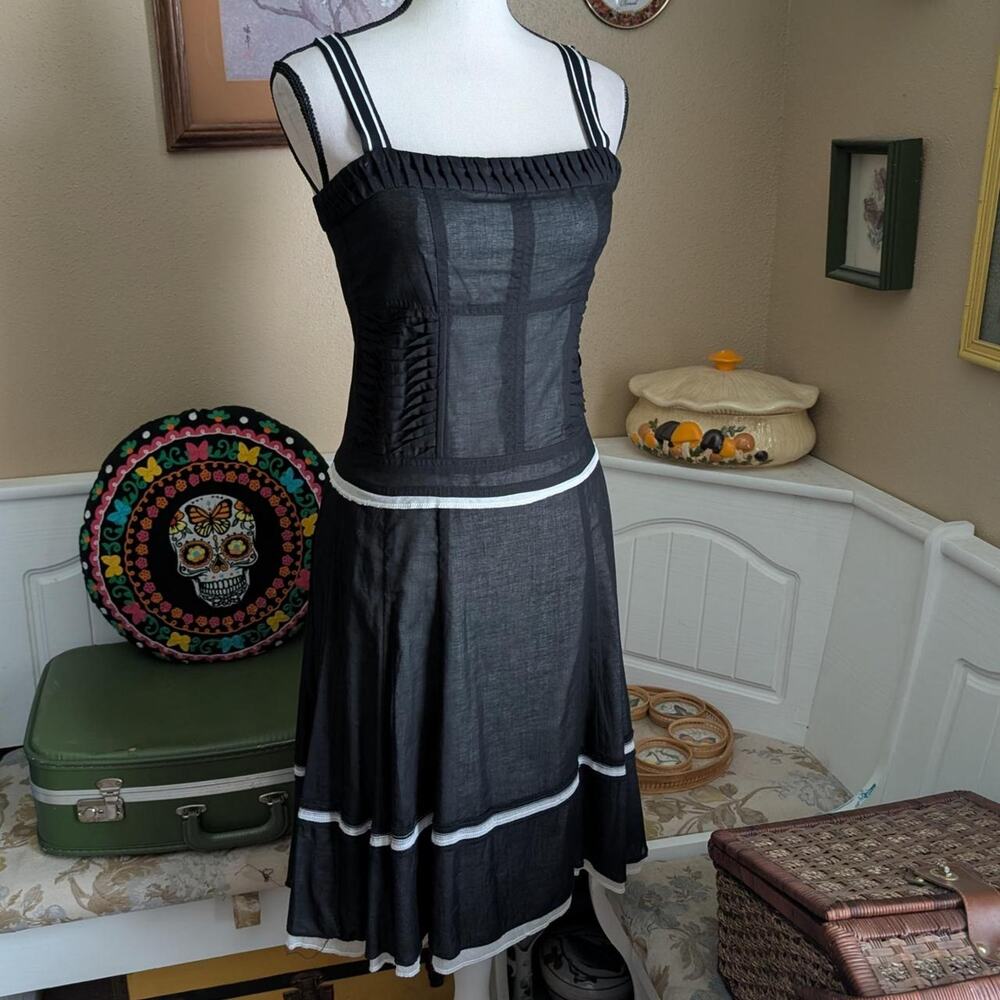 Y2K/2000s Cynthia Rowley Cotton Midi